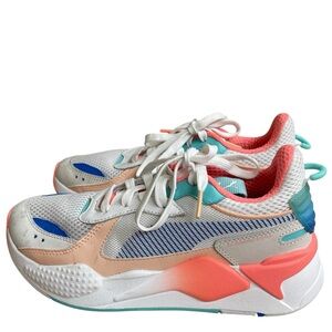 Puma Rs-X Fade Womens Size 7.5 Sneakers Casual Shoes Athletic EUC Colorful Retro